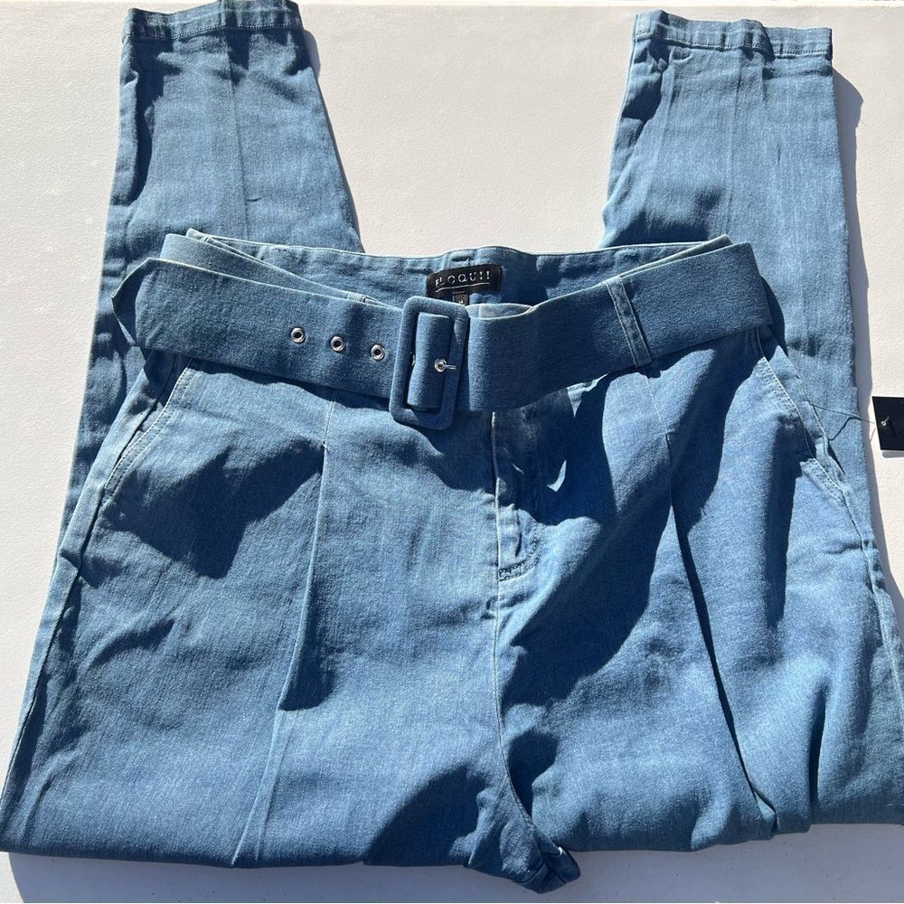 Eloquii Blue High Waist Skinny Pants 14